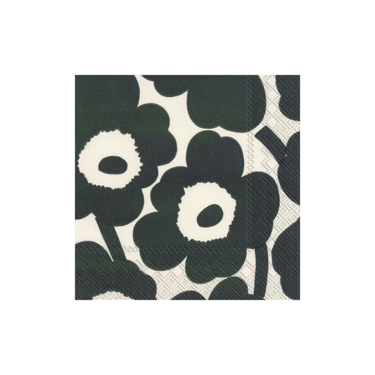 Marimekko_Cocktail_Serviette_UNIKKO_cream_green_C552662