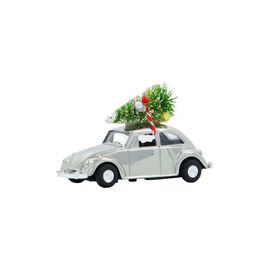 House Doctor Mini Weihnachtsauto Silber
