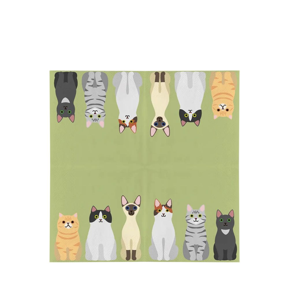 Papierservietten Katzen 33x33cm