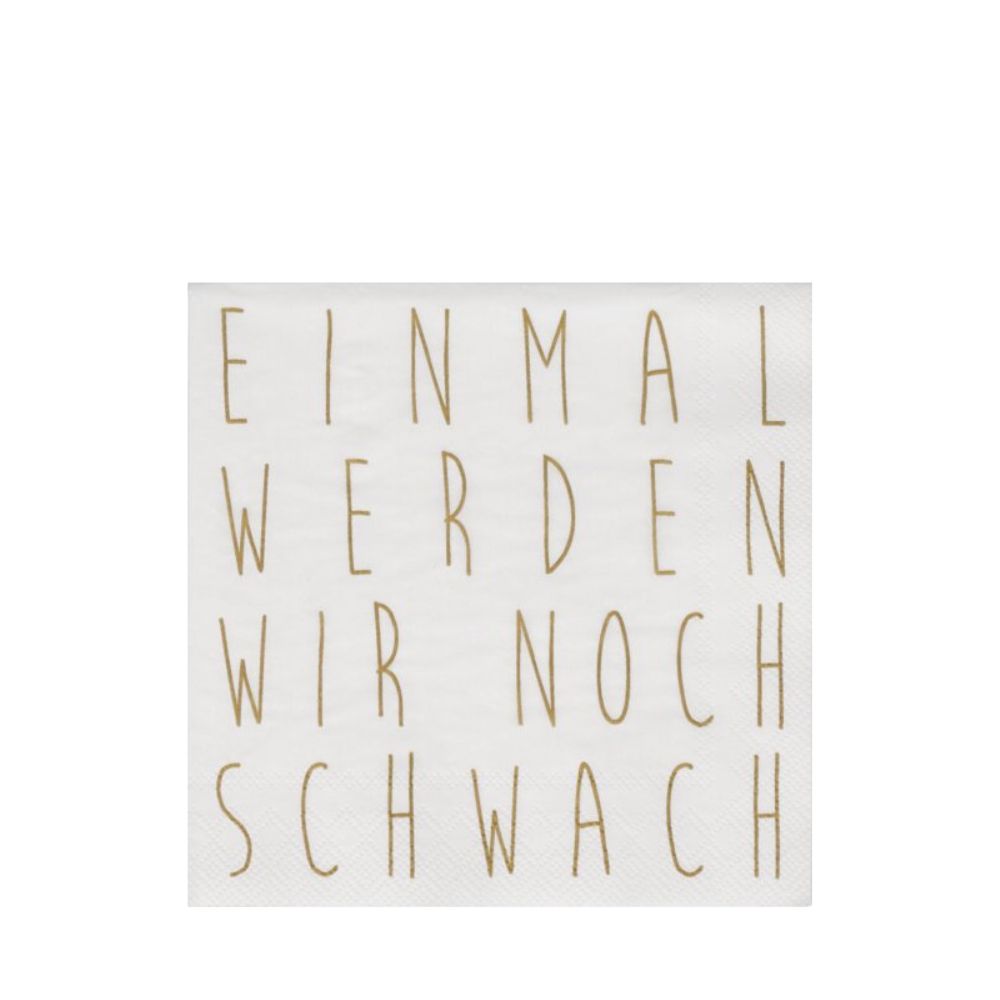 Räder Cocktailserviette 25x25cm, Einmal werden wir...