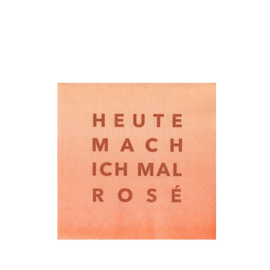 Räder Cocktailserviette Heute mach ich mal Rosé