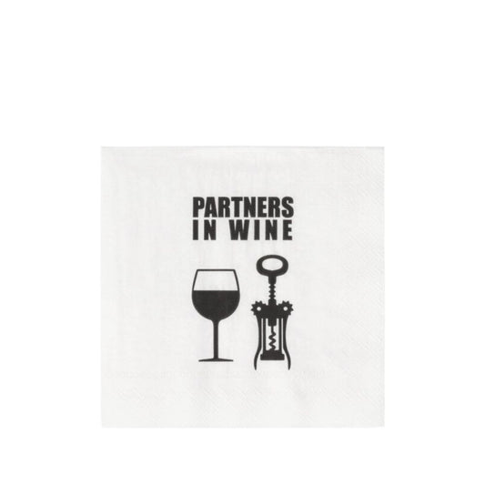 Räder Cocktailserviette Partners in wine