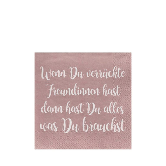 Räder Cocktailserviette  Wenn du verrückte