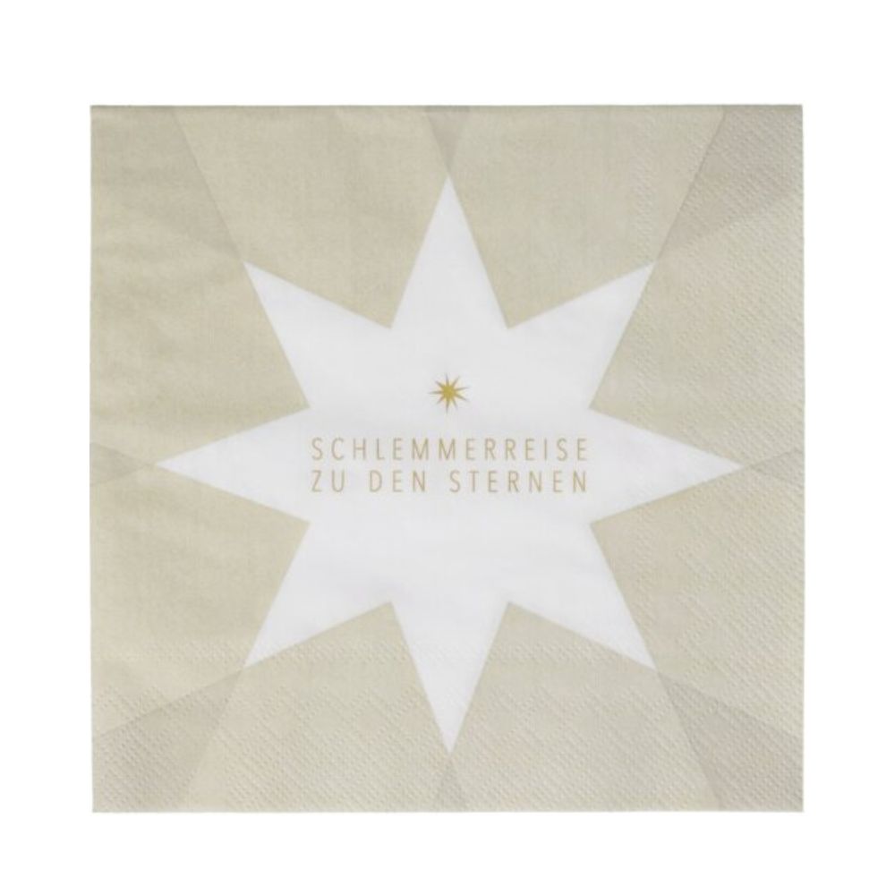 Räder Serviette 33x33cm Schlemmerreise