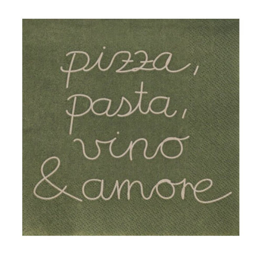 Räder Serviette Pizza,Pasta,Vino & Amore