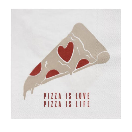 Räder Serviette Pizza is Love