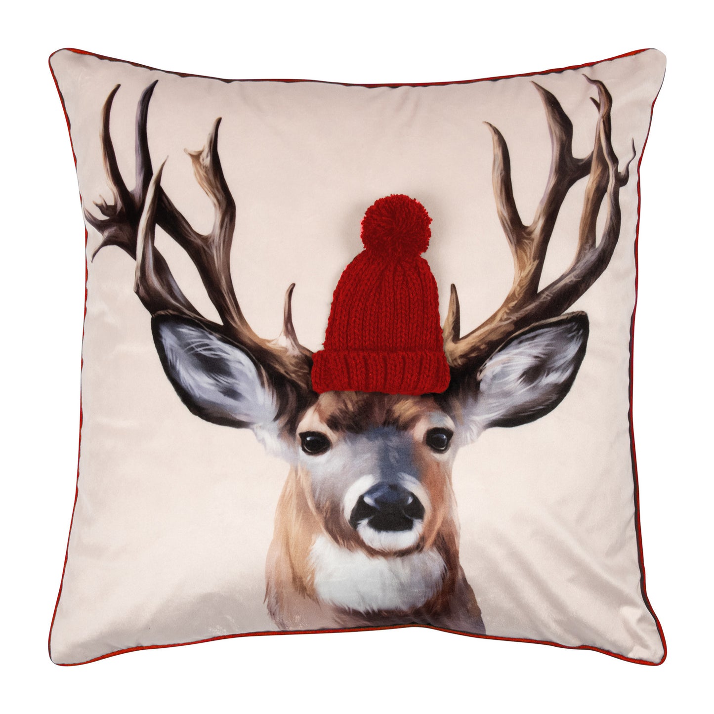 Pad Kissen Reindeer Red 50x50 cm