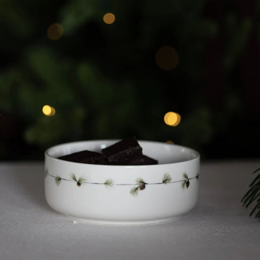 Sögne Home Schale weiß Weihnachten groß