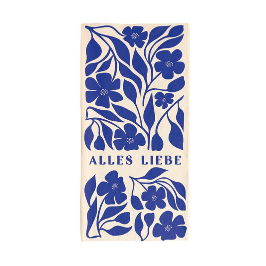 Servietten hochformatig Alles Liebe