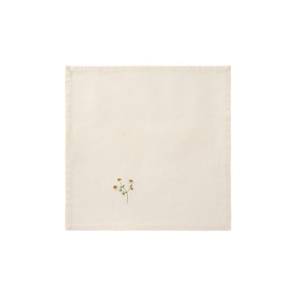 Ib Laursen Stoffserviette Flora m/Margerite butter cream