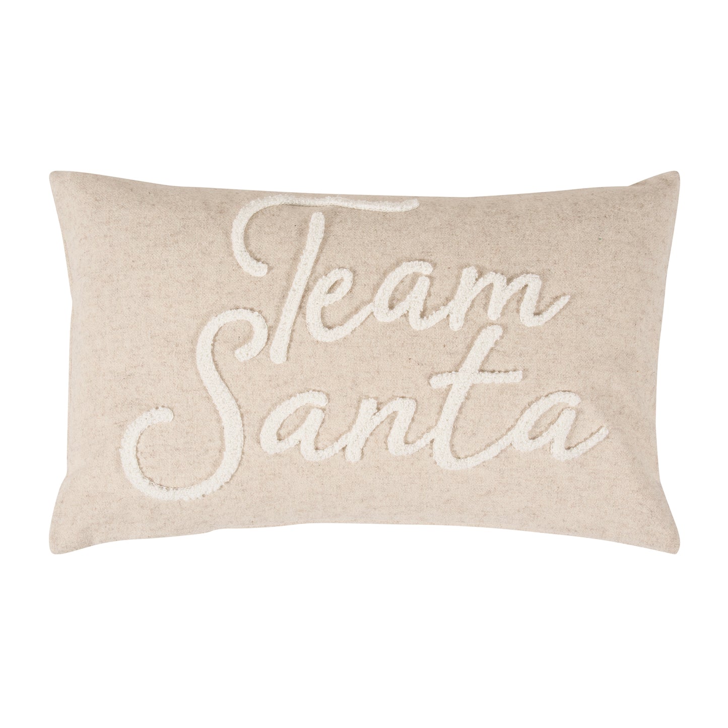 Kissenhülle Team Santa natural 30x50cm