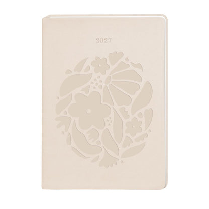 Terminplaner Lederlook 2027 Beige