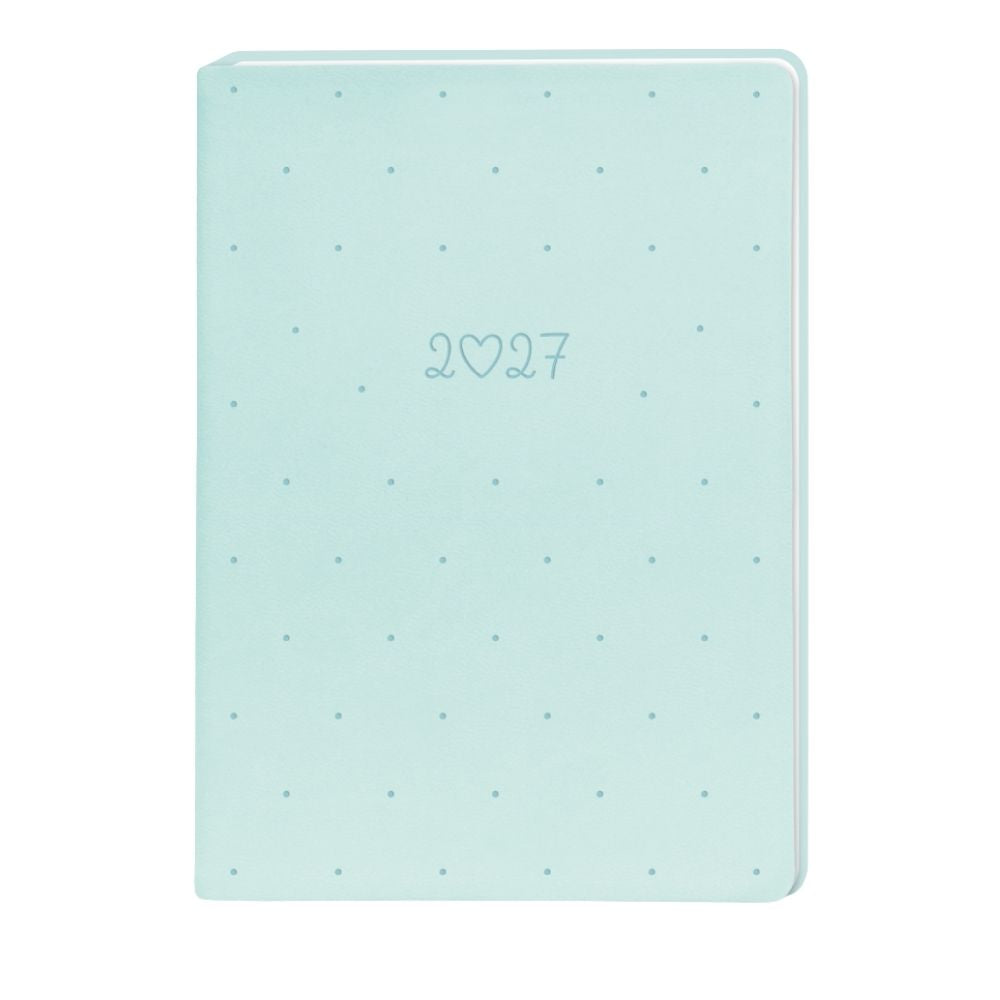 Terminplaner Lederlook 2027 Mint