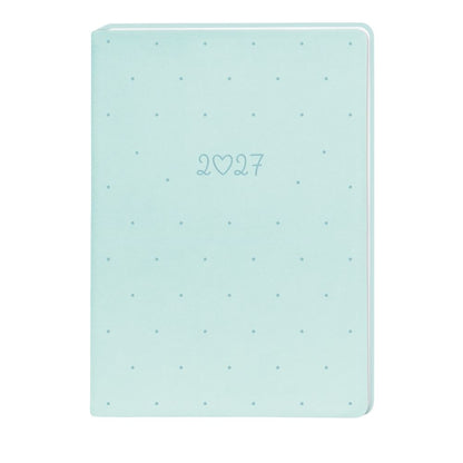 Terminplaner Lederlook 2027 Mint