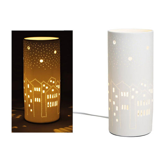 Tischlampe Häuser rund