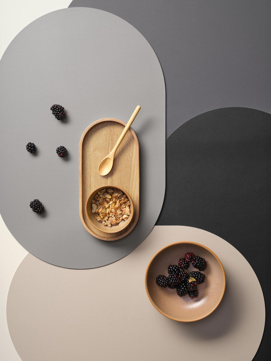 ASA Tischset oval cement