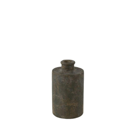 Vase lang Buck S braun/grün