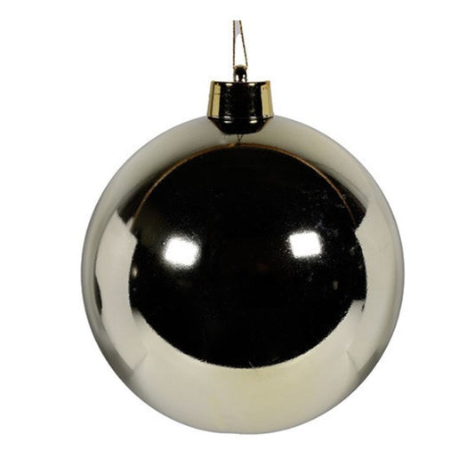 Weihnachtskugel Maxi L champagne