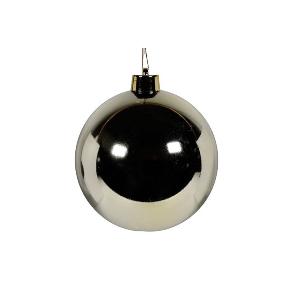 Weihnachtskugel Maxi M champagne