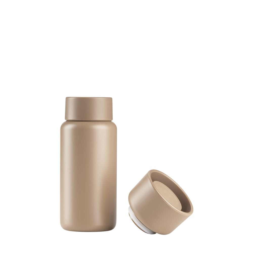 Zone Denmark Thermobecher mit zwei Deckeln Singles 400ml Camel