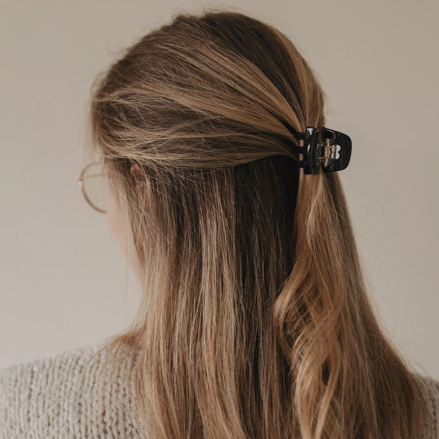 Eulenschnitt Haarspange klein Herz Night