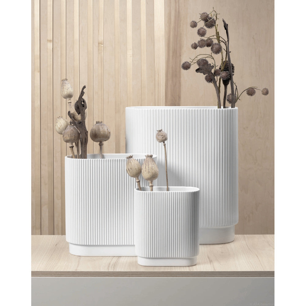 ASA Vase, weiß L – Das Wohngut