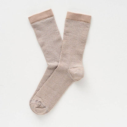 KLUE Glitter-Lurex-Socken aus umweltfreundlichem Lyocell | Mondlicht