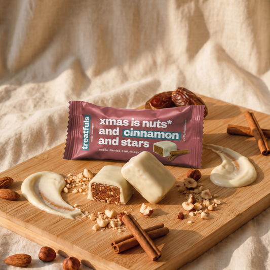 Weiße Schoko Zimt-Stern Riegel bio + vegan + glutenfrei