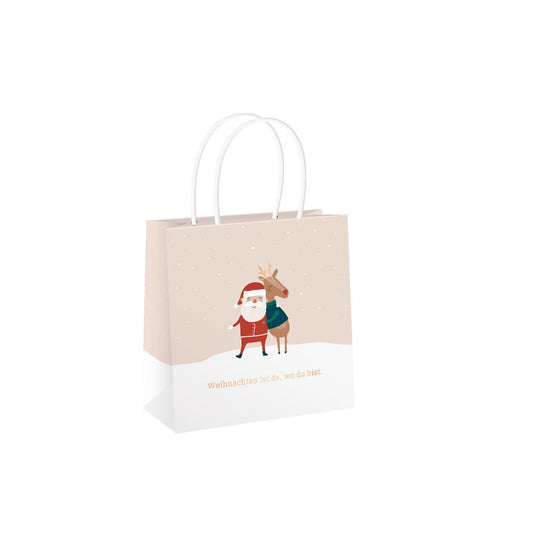 Geschenktüte klein Weihnachten ist da, wo du bist