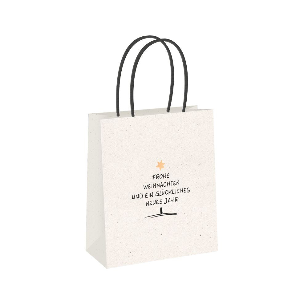 Geschenktüte Frohe Weihnachten Stern