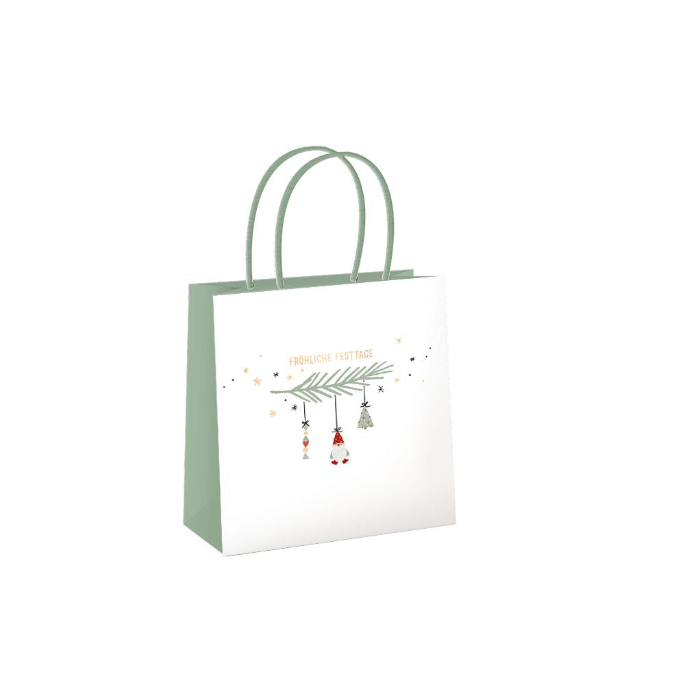 Geschenktüte klein Fröhliche Festtage