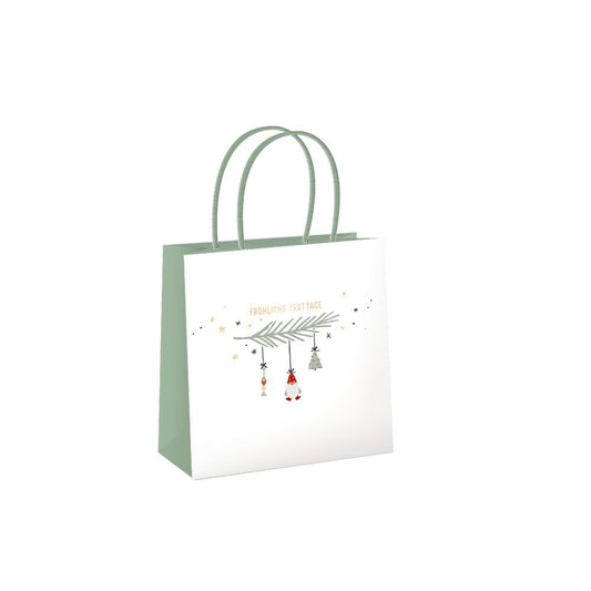 Geschenktüte klein Fröhliche Festtage