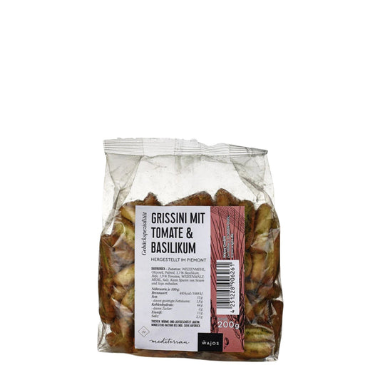 Wajos Grissini mit Tomate & Basilikum 200 g