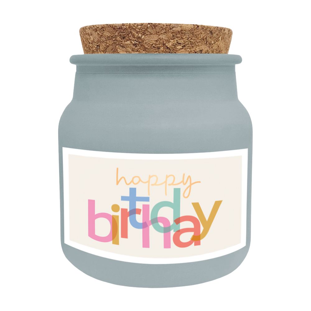 Wohlfühlkerze happy birthday