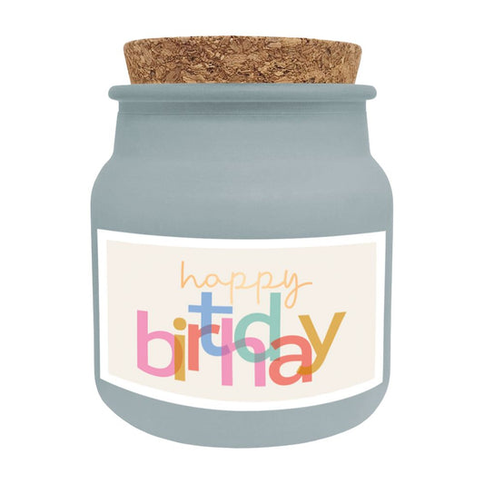 Wohlfühlkerze happy birthday