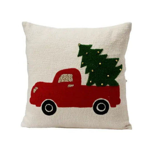 Kissen Weihnachtsauto