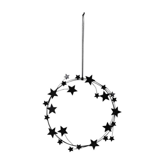 Kranz Sterne schwarz