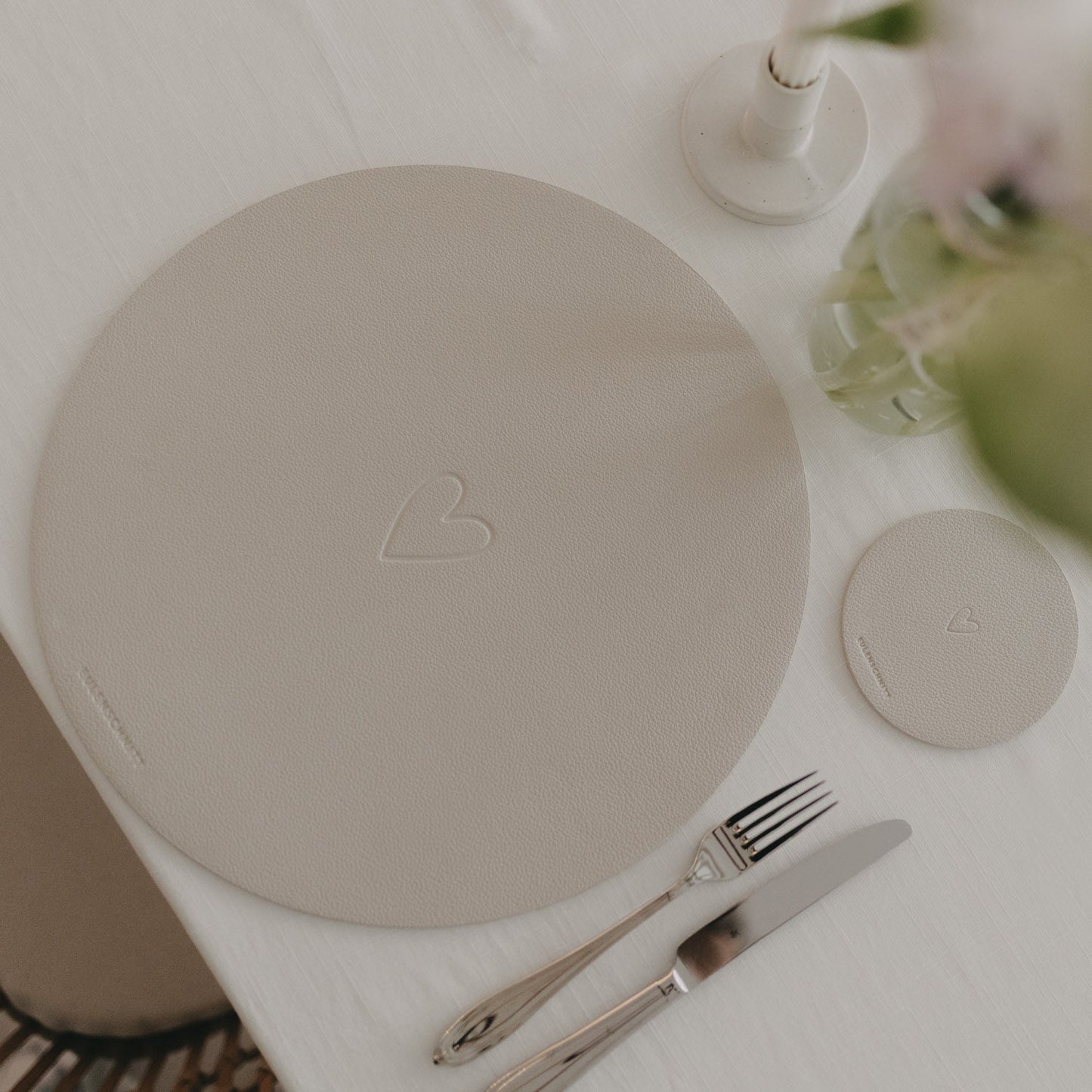 Eulenschnitt Wendbares Platzset Das Leben Creme