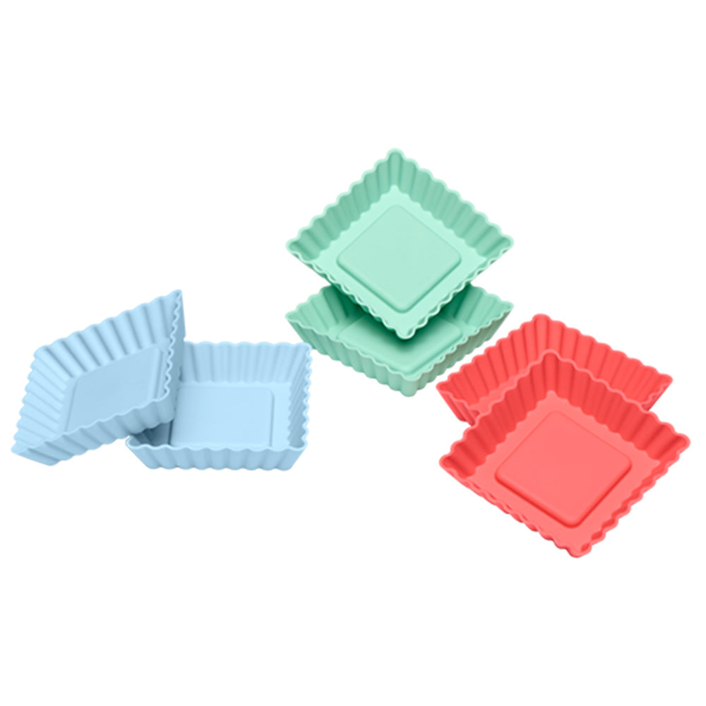 lurch-flexiform-tortelett-kuchenfoermchen-eckig-6er-set-pastell-mix-83015