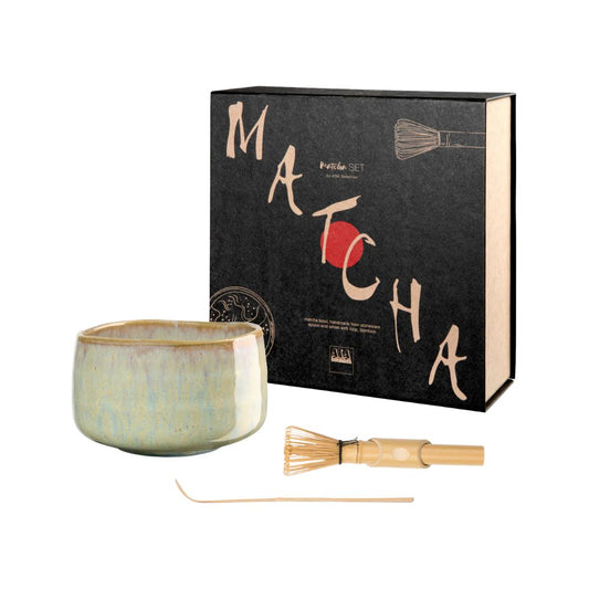 ASA moribana Matcha-Set ishi shiny 3tlg