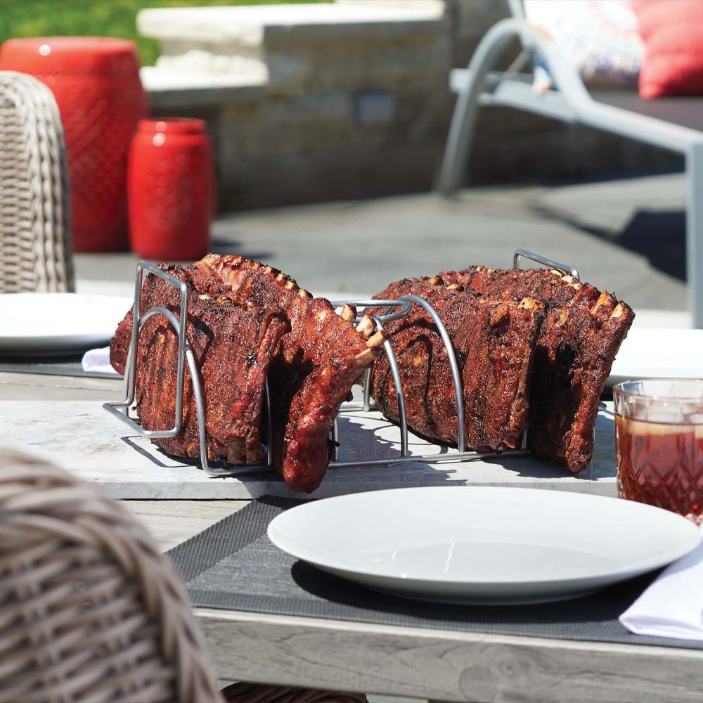 Napoleon 3-in-1 Bratenkorb, Geflügel- & Spare Rib Halter