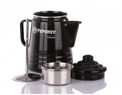 Petromax Emaille Perkolator 1,3 l, schwarz