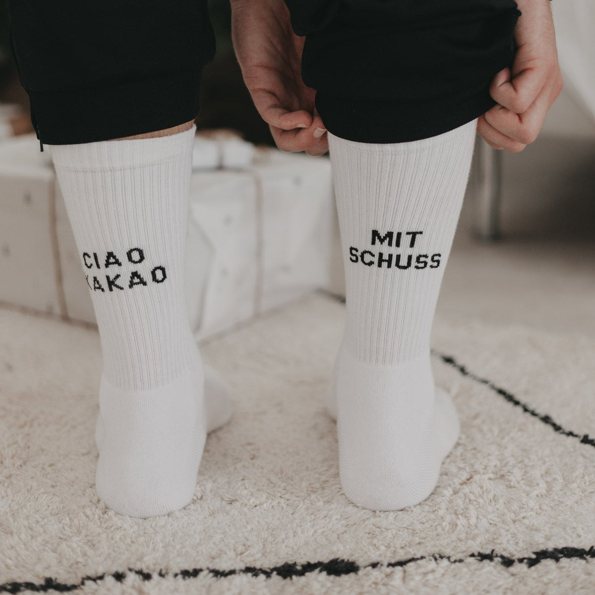 Eulenschnitt Socken Mit Schuss