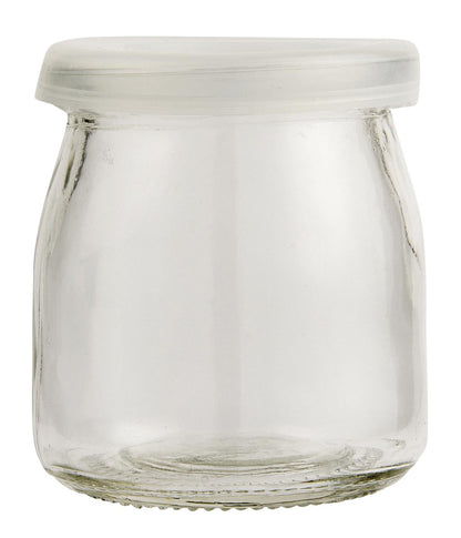 Glas mit klarem Plastikdeckel 150ml von IB Laursen – Das Wohngut