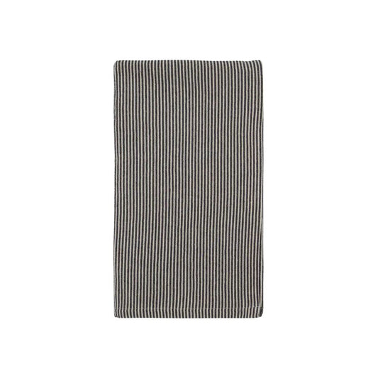 House Doctor Tischläufer 140x40cm Sand/schwarz