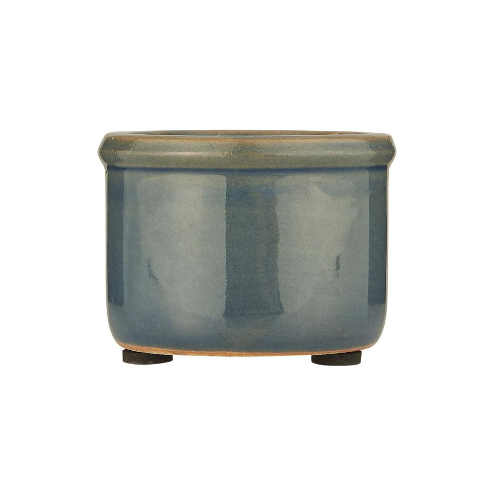 Ib Laursen Mini Übertopf Hilda blau