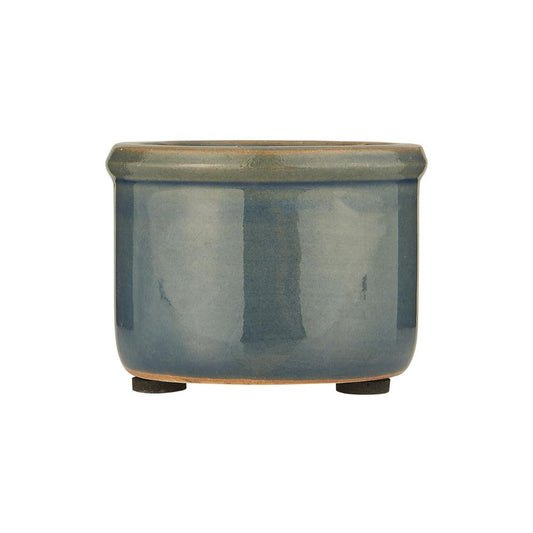 Ib Laursen Mini Übertopf Hilda blau