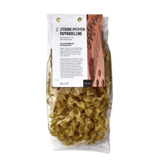 Wajos Zitrone-Pfeffer Pappardelline 250 g